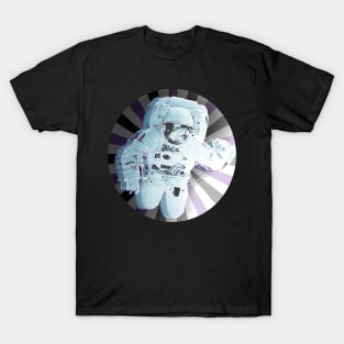 Astronaut in Space vortex T-Shirt